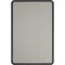 Quartet Bulletin Board, Fabric Surface, 36"x24", Gray/Graphite Frame QRT7693G - alternate 3